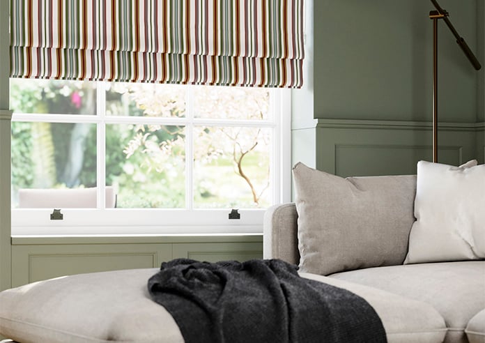 The British Stripe Co. Elizabeth, Highlands No.1 - Roman Blind - Image 5